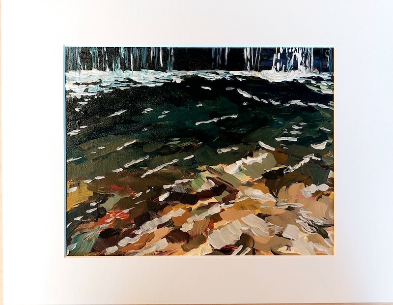 Under Mossbrae Falls by Kristen O'Neill 