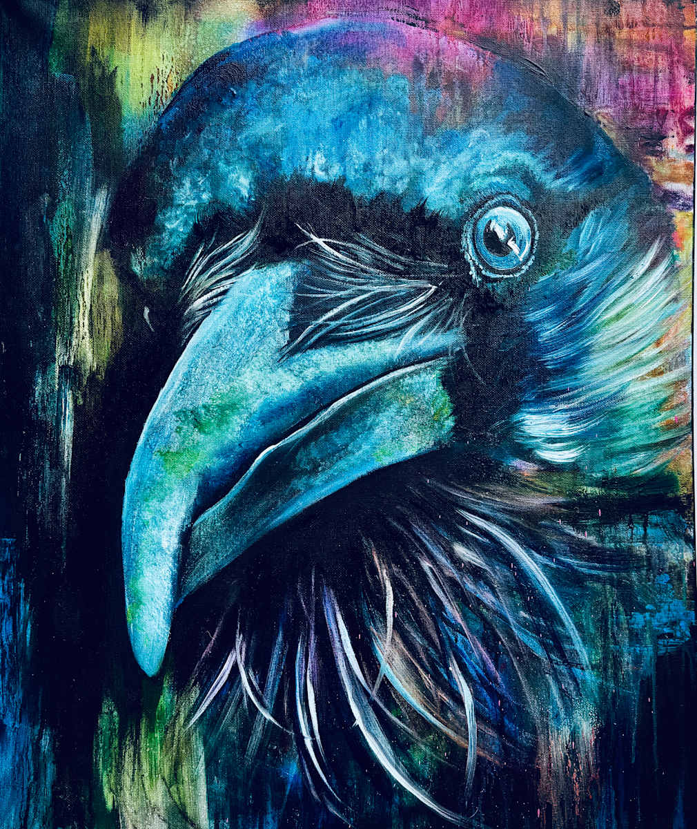 Watcher in Twilight Hues by Samantha Biddle 