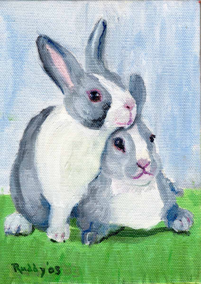 Easter Rabbit #4 by Sally Ruddy, Image 1.