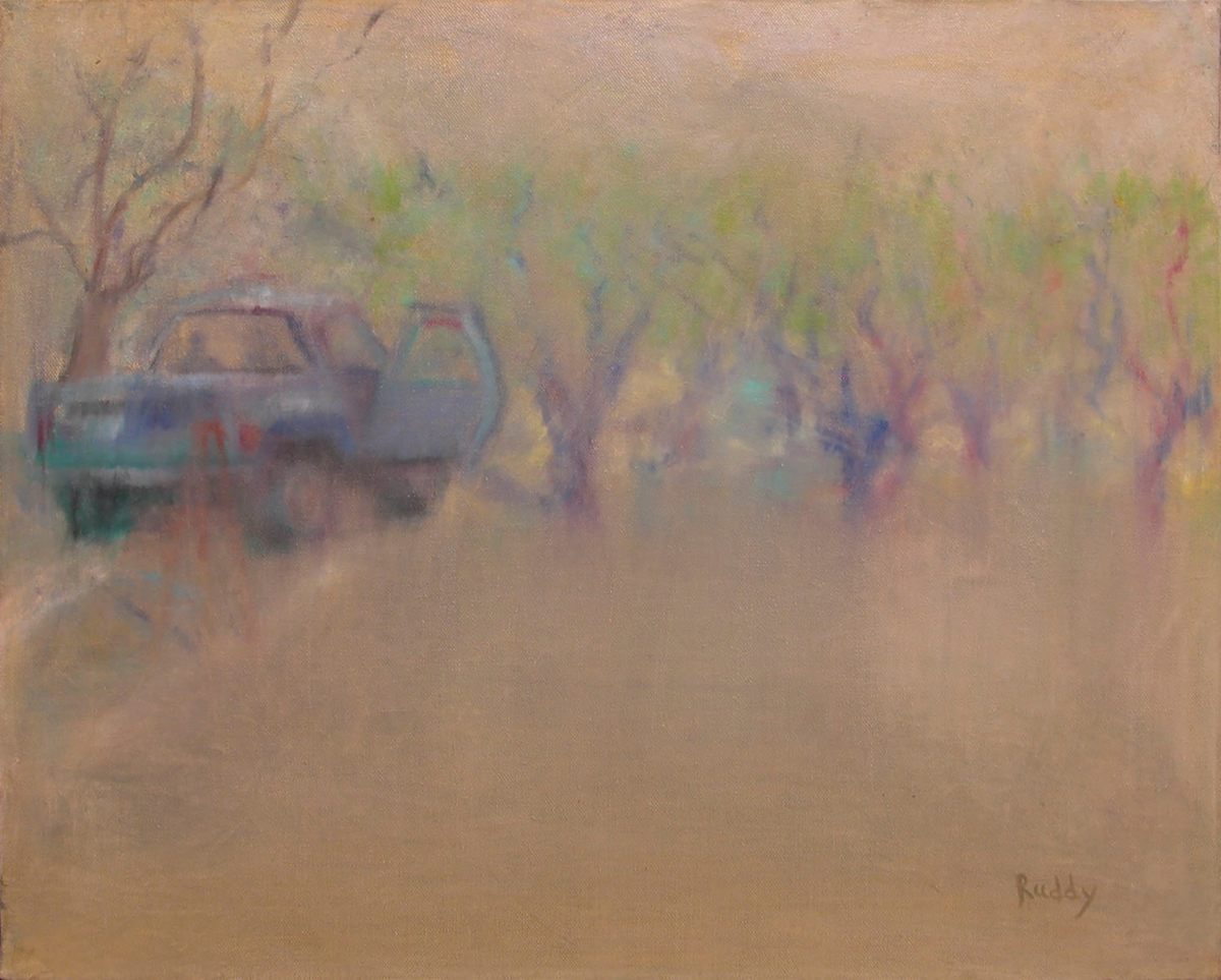 Foggy Orchard by Sally Ruddy 