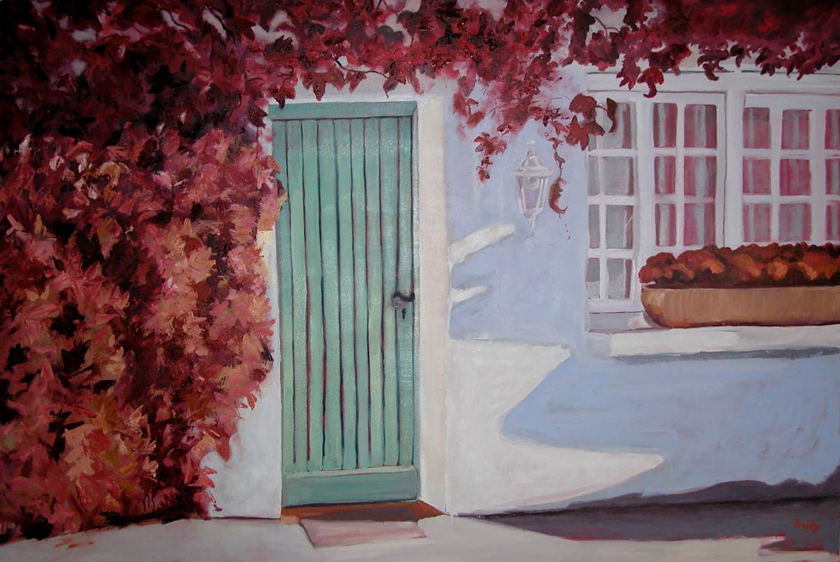 Green Door by Sally Ruddy 
