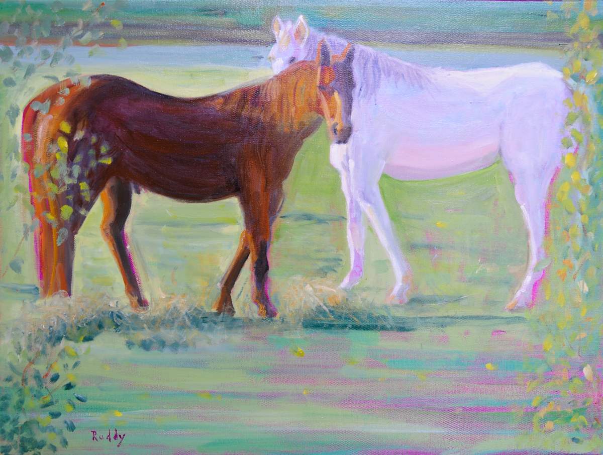 Horse Lovers by Sally Ruddy, Image 1.