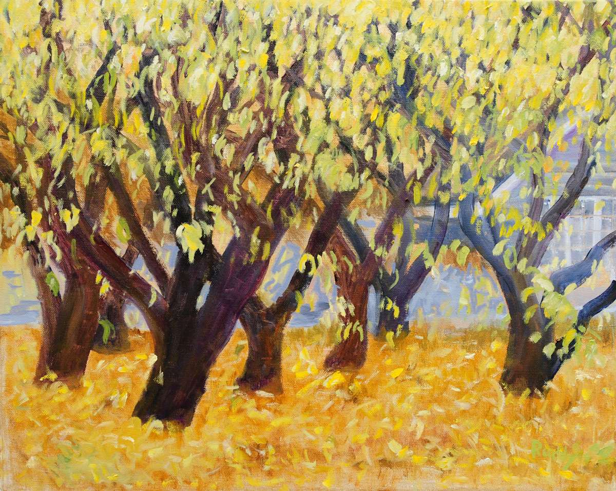 Hurbert’s Peach Trees by Sally Ruddy, Image 1.
