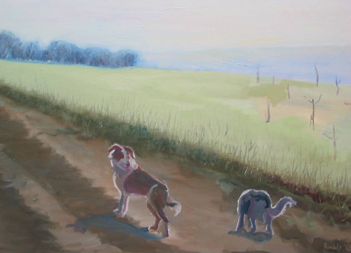 Morning Walk by Sally Ruddy 