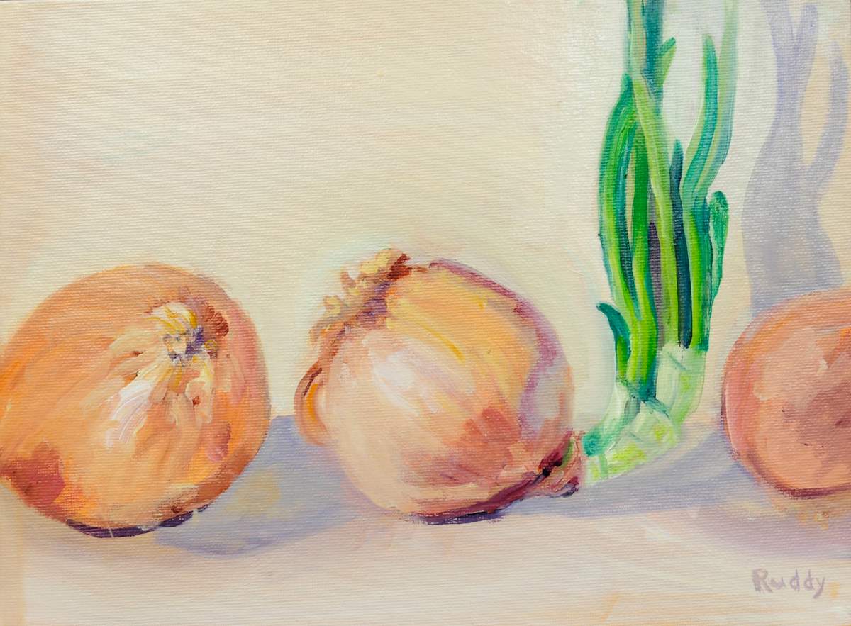 Onions No. 1 by Sally Ruddy, Image 1.