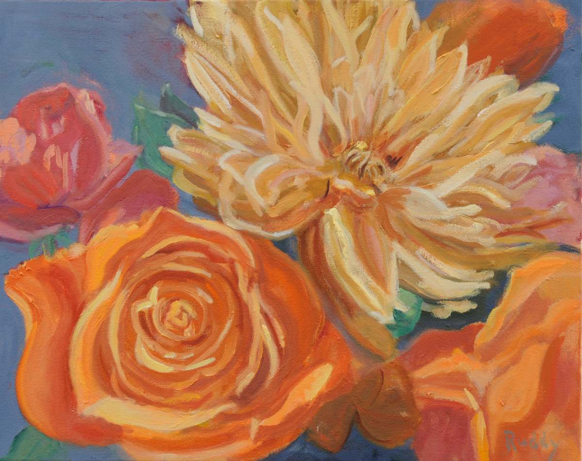 Orange Delight by Sally Ruddy 