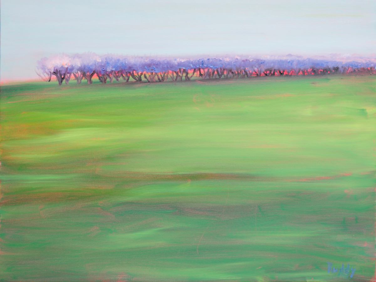Peaches N’ Green by Sally Ruddy 
