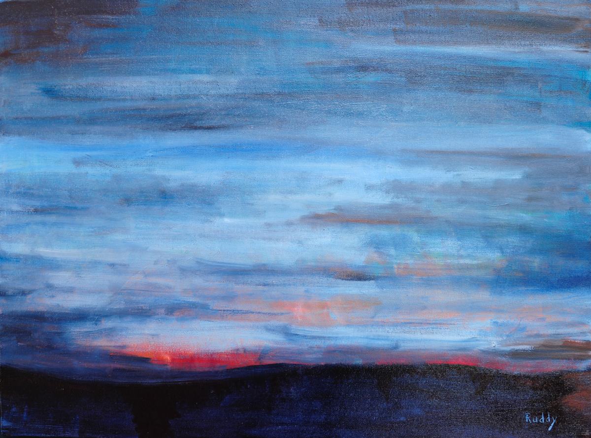 Ribbons of Blue by Sally Ruddy 