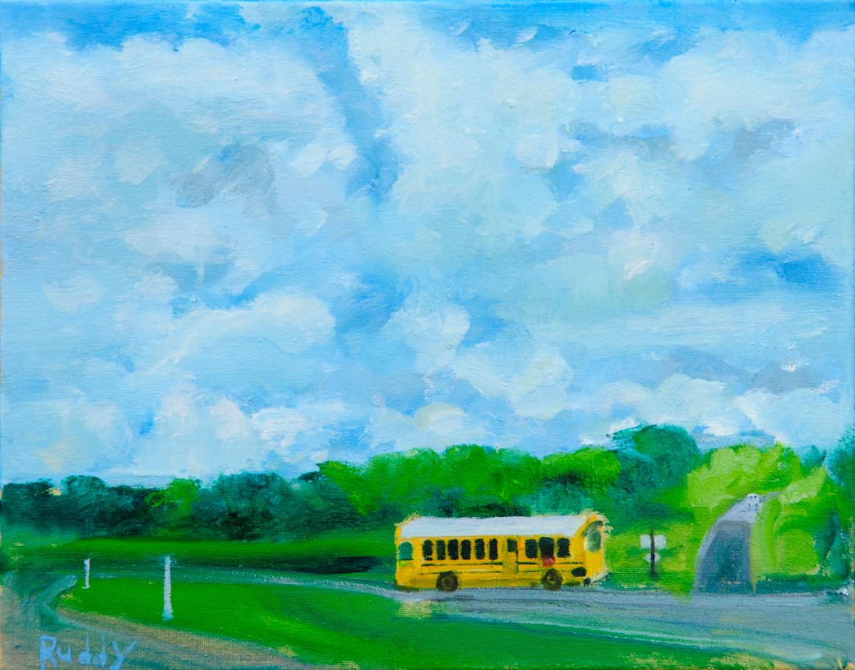 School Bus Memories by Sally Ruddy 