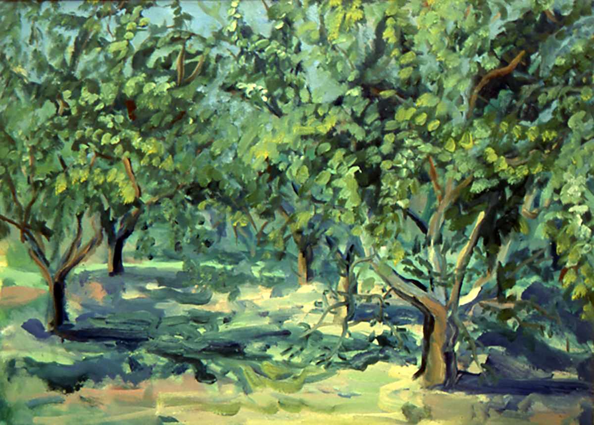 Summer Orchard by Sally Ruddy 