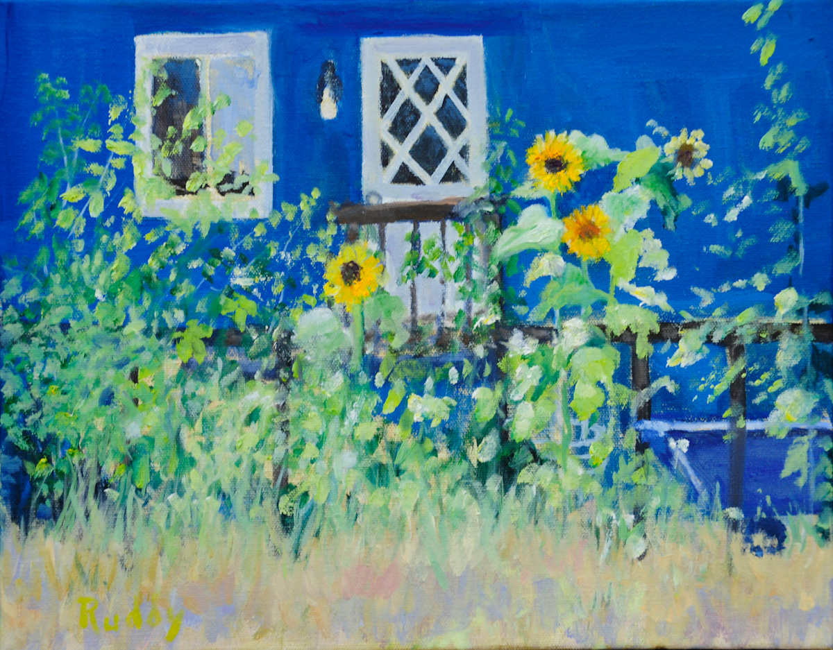Sunflower Welcome by Sally Ruddy, Image 1.