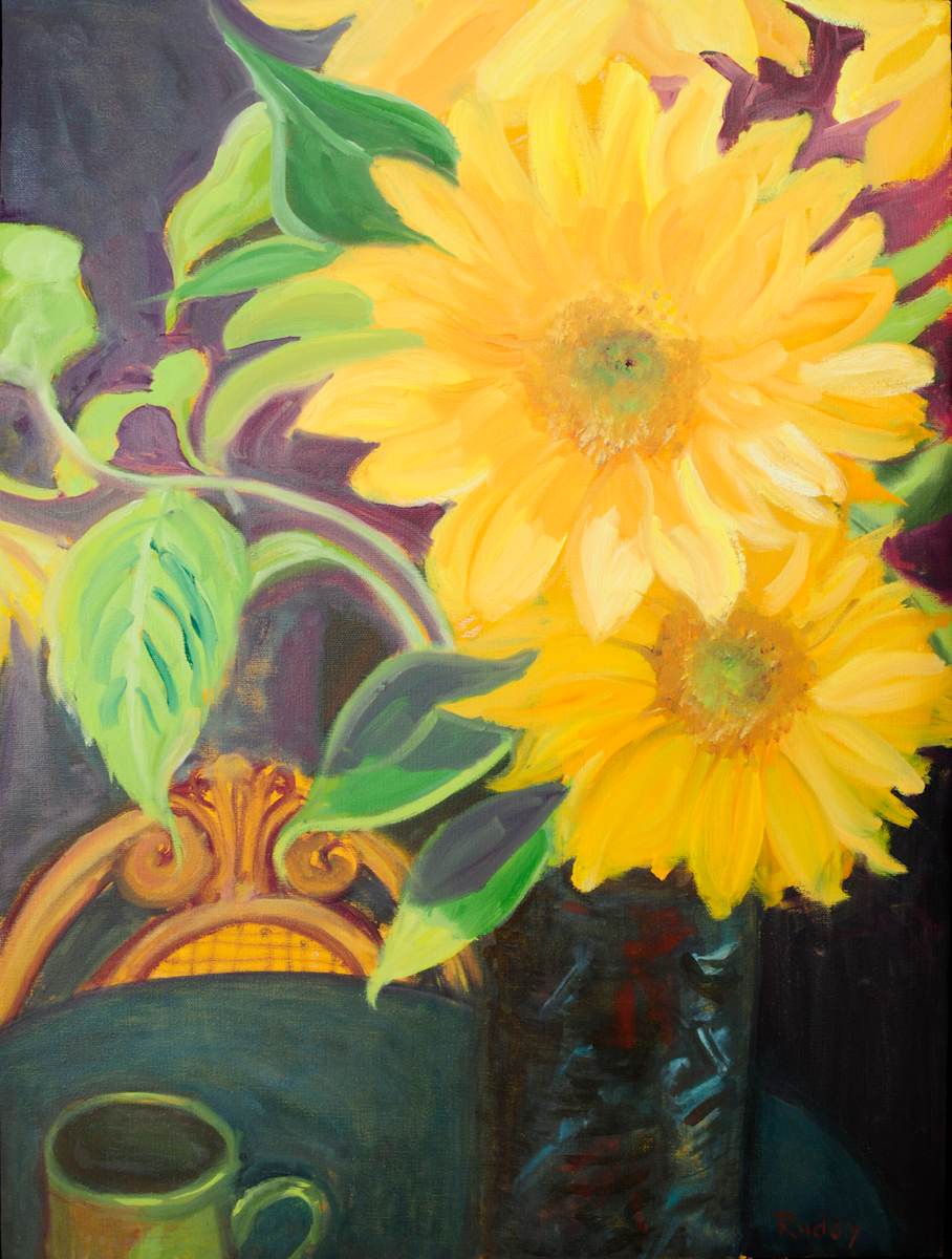 Sunflowers by Sally Ruddy 