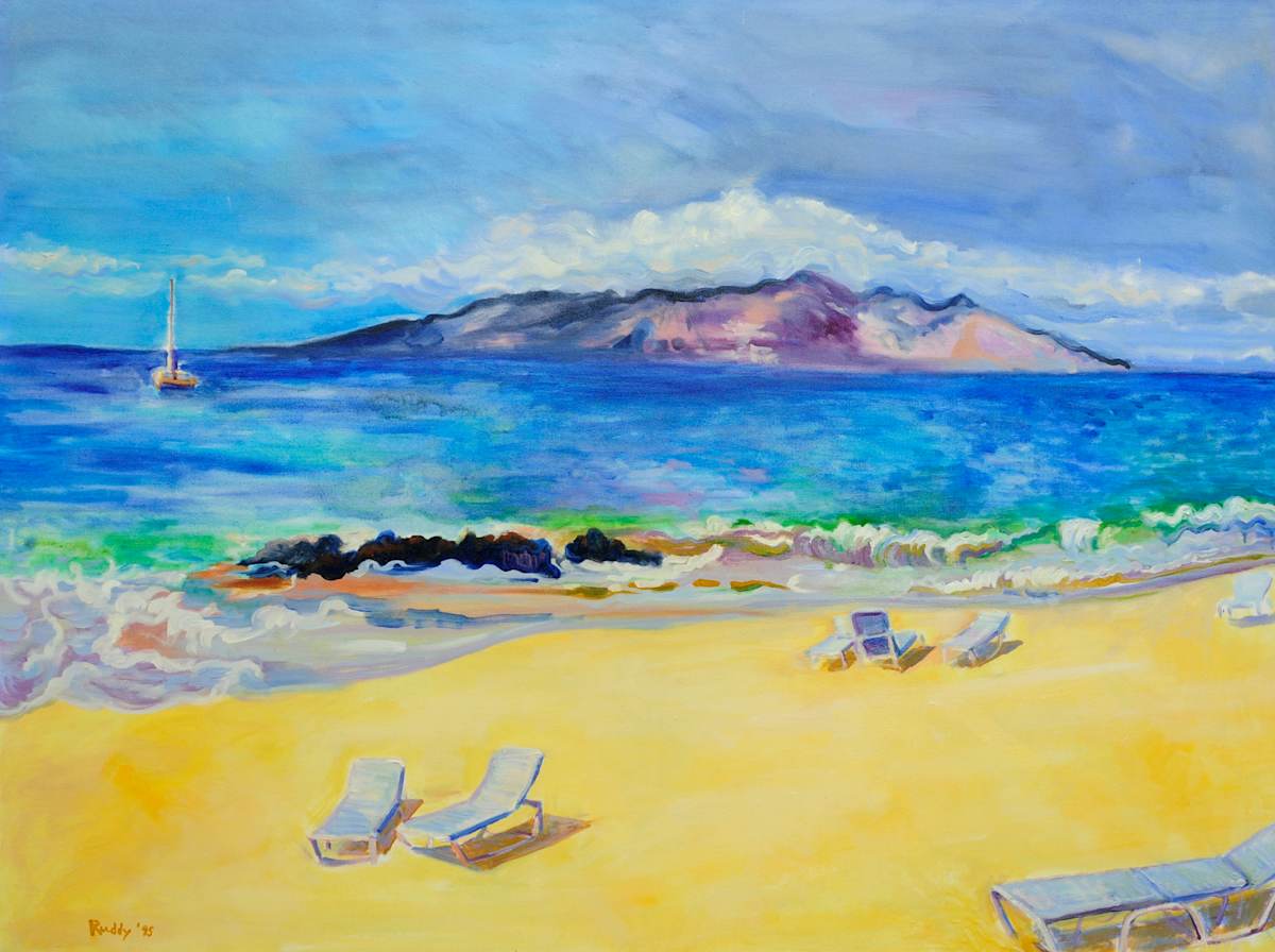 The Beach by Sally Ruddy 
