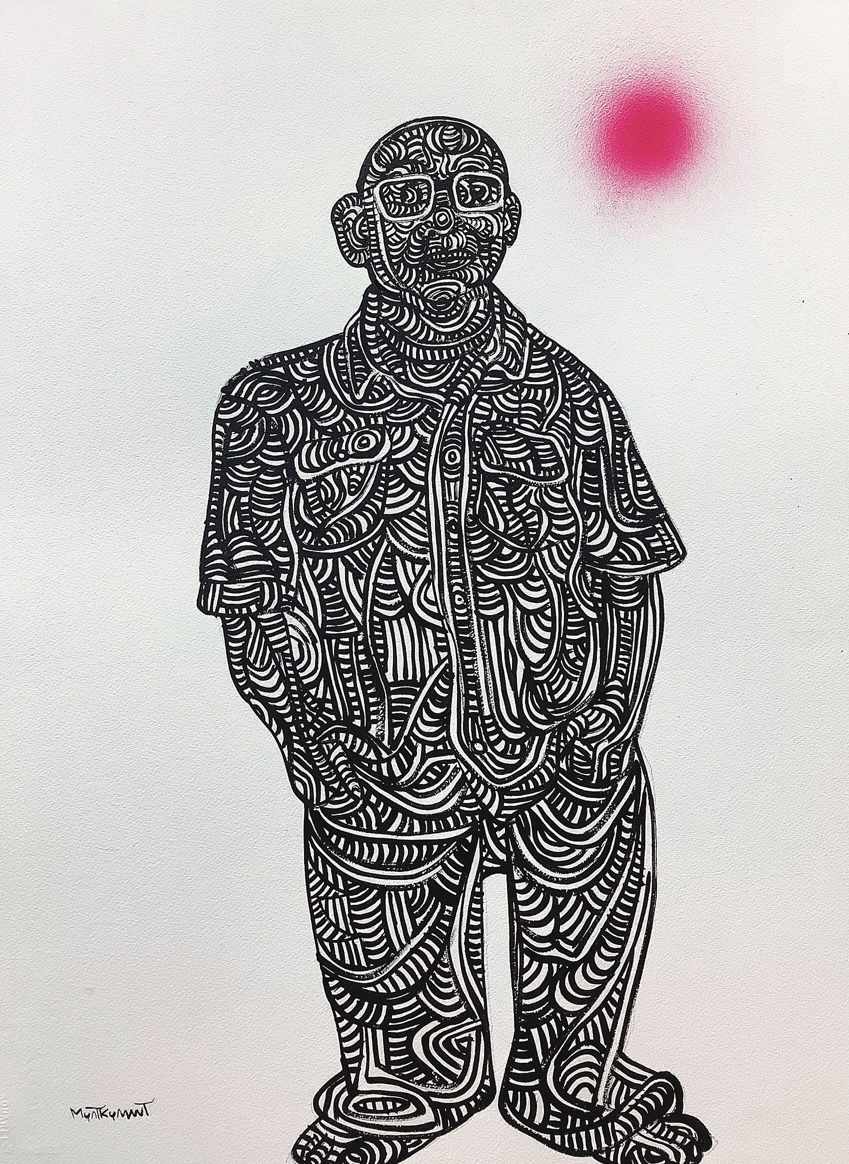 Artist & the Sun (2025) by Myat Kyawt 