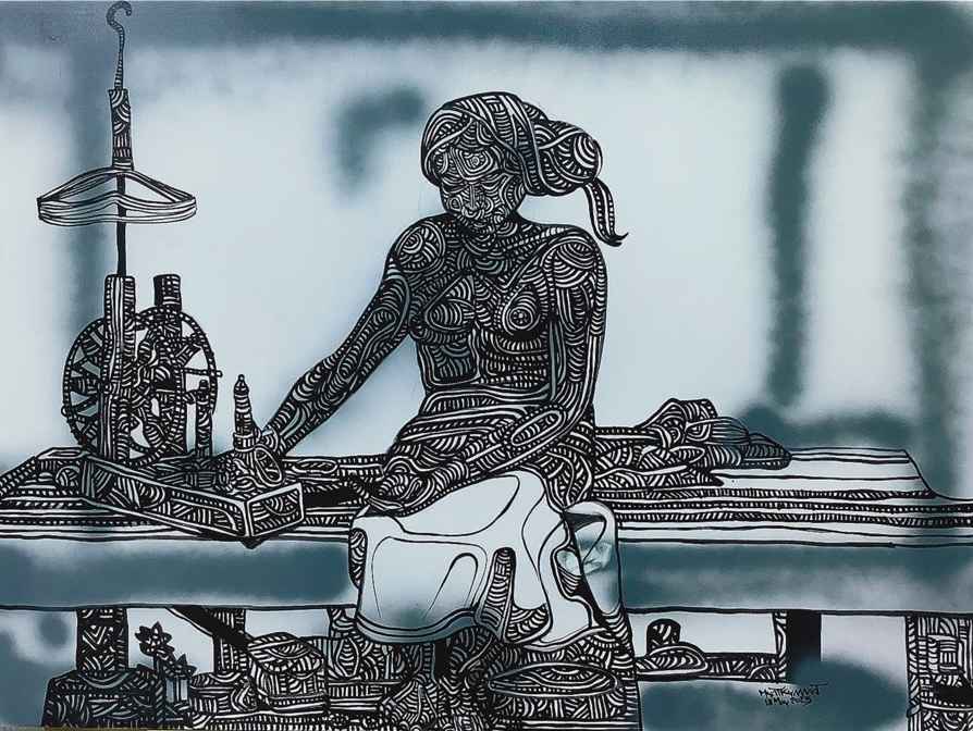 The Weaving Lady (2025) by Myat Kyawt 
