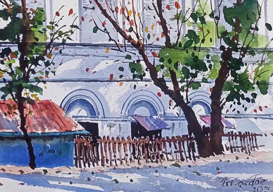 Old Building (2021) by Tun Naing Toe 