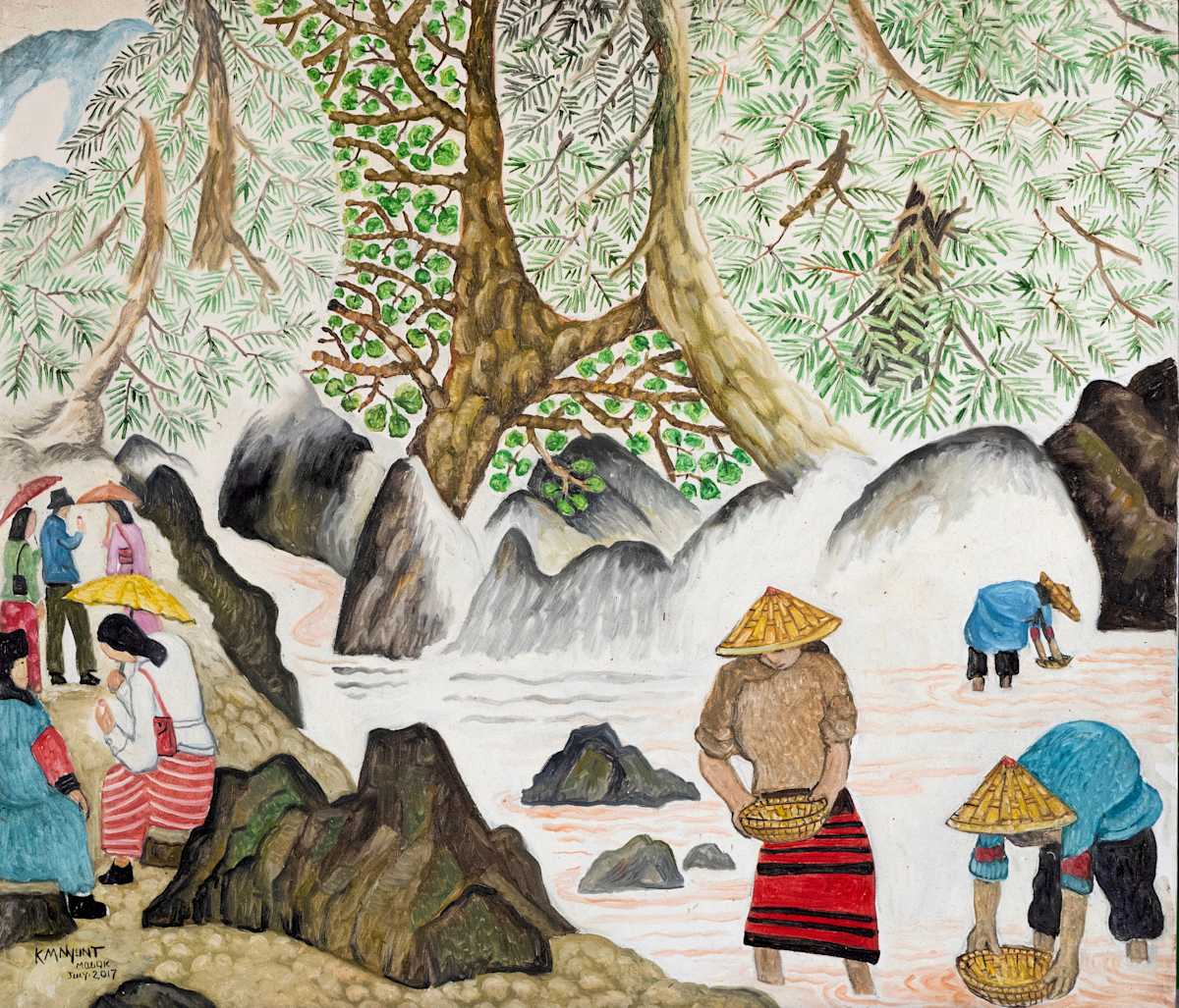 Gem Miners by K.M. Nyunt (Mogok) 