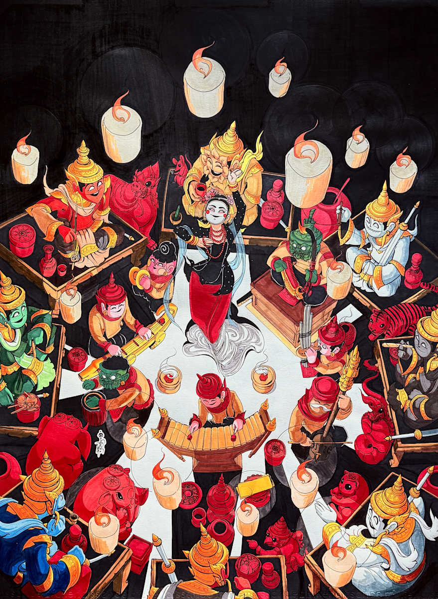 ဂြိုလ်မင်းနွှဲပျော် ညပွဲတော် by Aung Ye Myat 