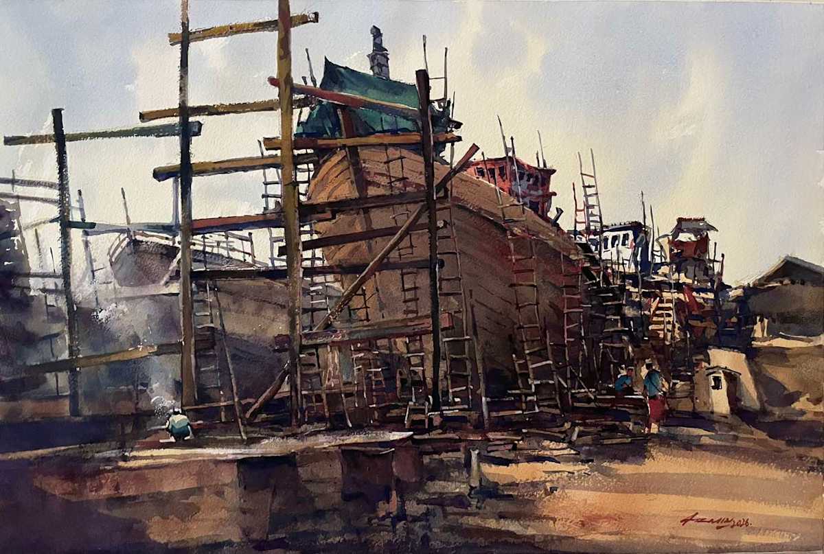Dockyard by Aye Min, Image 7.