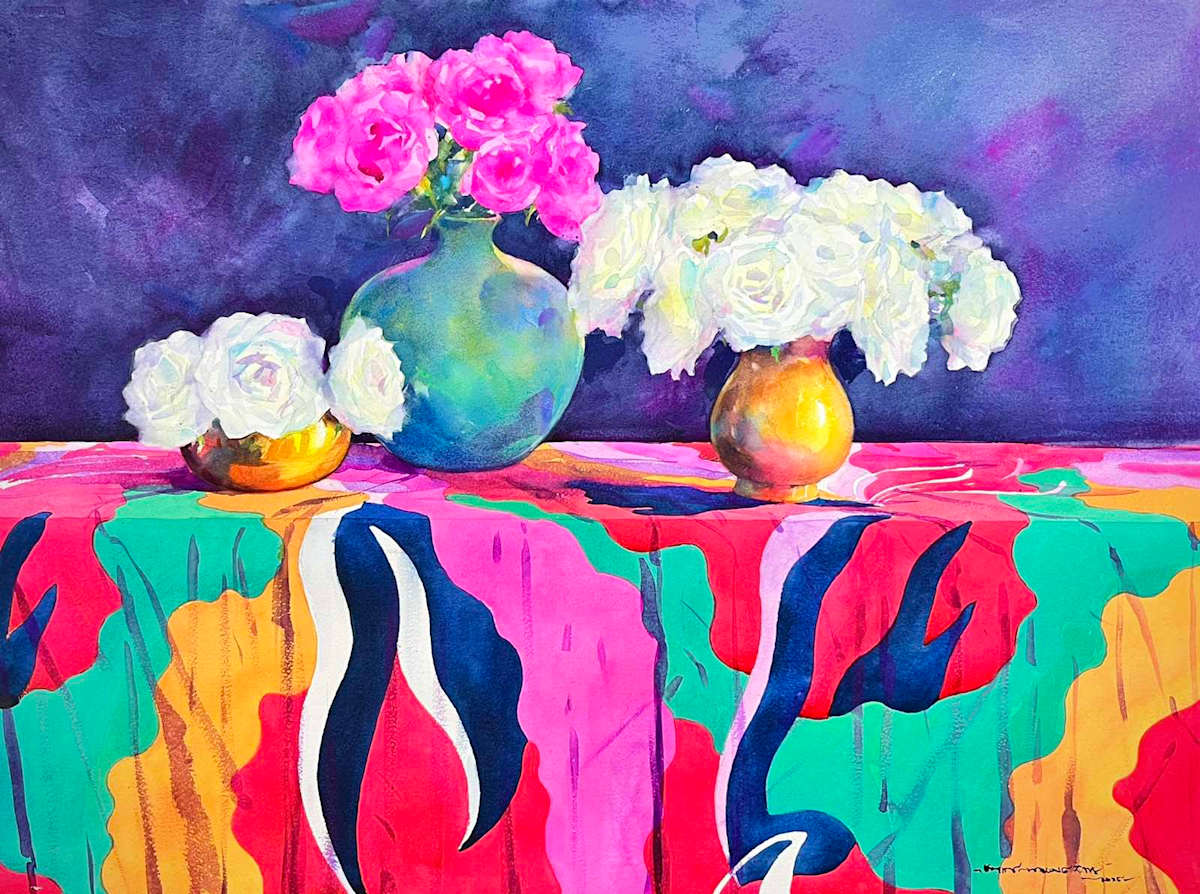 Roses for Valentines by Khin Maung Zaw, Image 5.