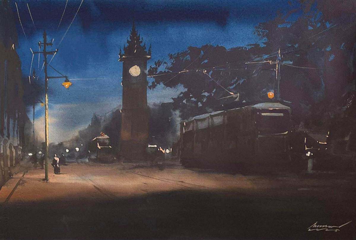 Retro Mandalay Night by Aung Htet Lwin, Image 1.