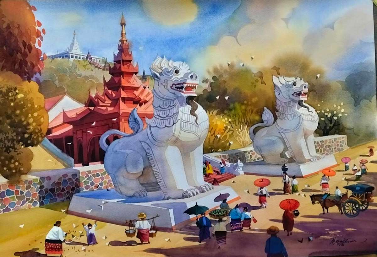 တစ်ခါက မန်းတောင်ခြေ by Myo Myat Min, Image 1.