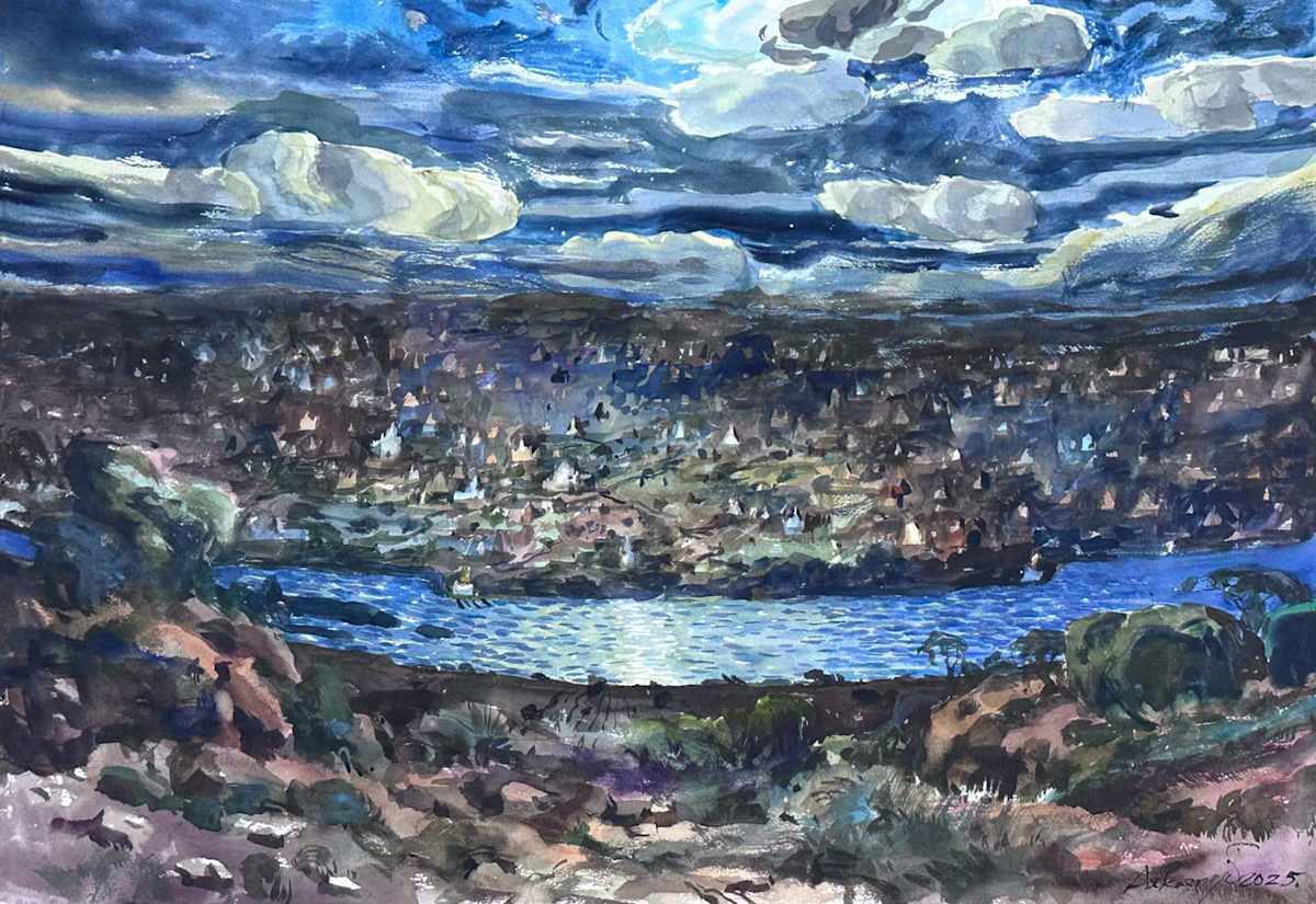 Blue Moon Light over Bagan by ARKAR MYO 