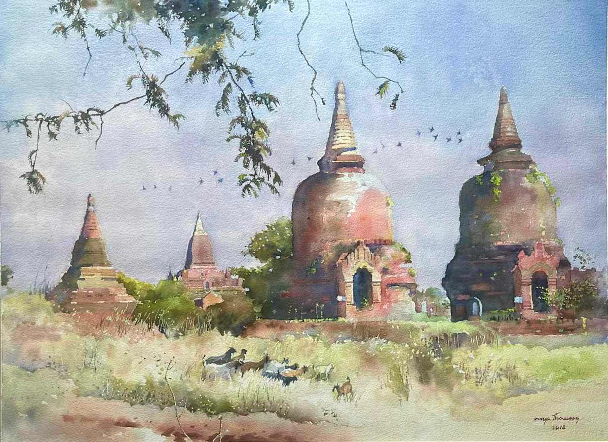 Bagan by Mya Thaung, U, Image 7.