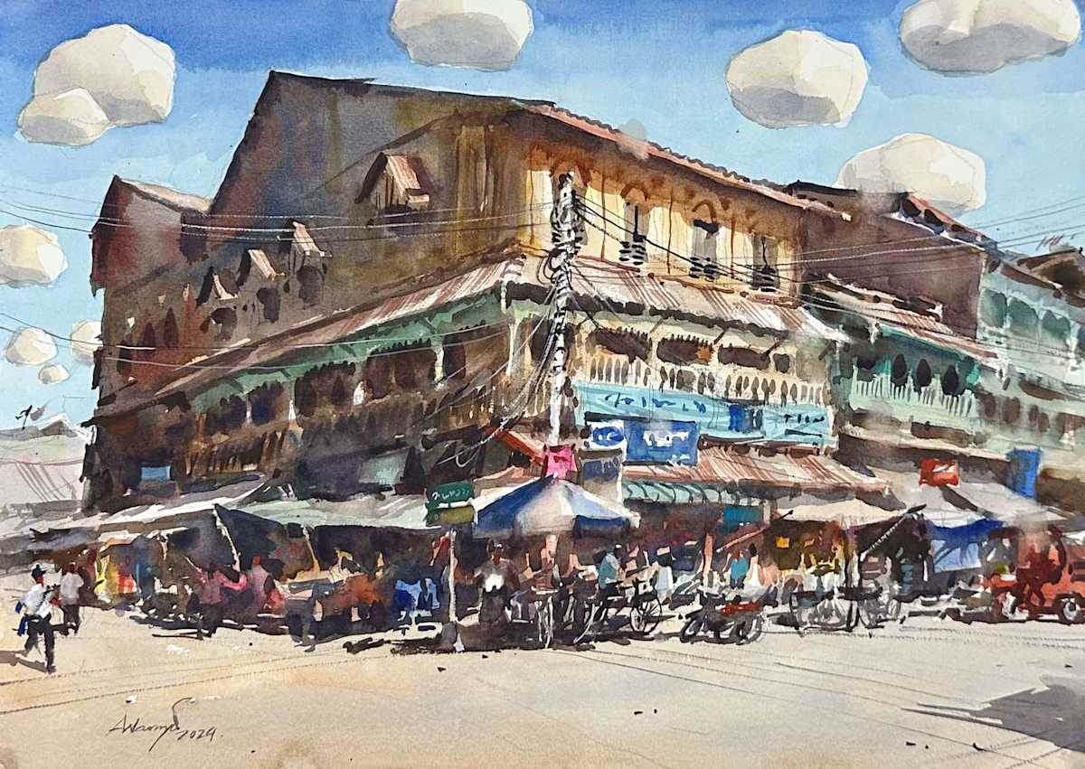 An Old House from Mawlamyaine by ARKAR MYO 