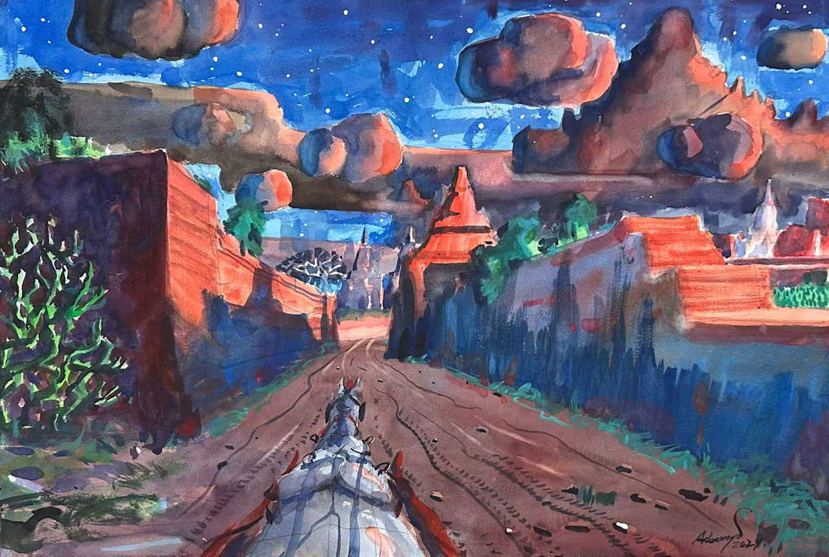 Nightscape of Bagan by ARKAR MYO 