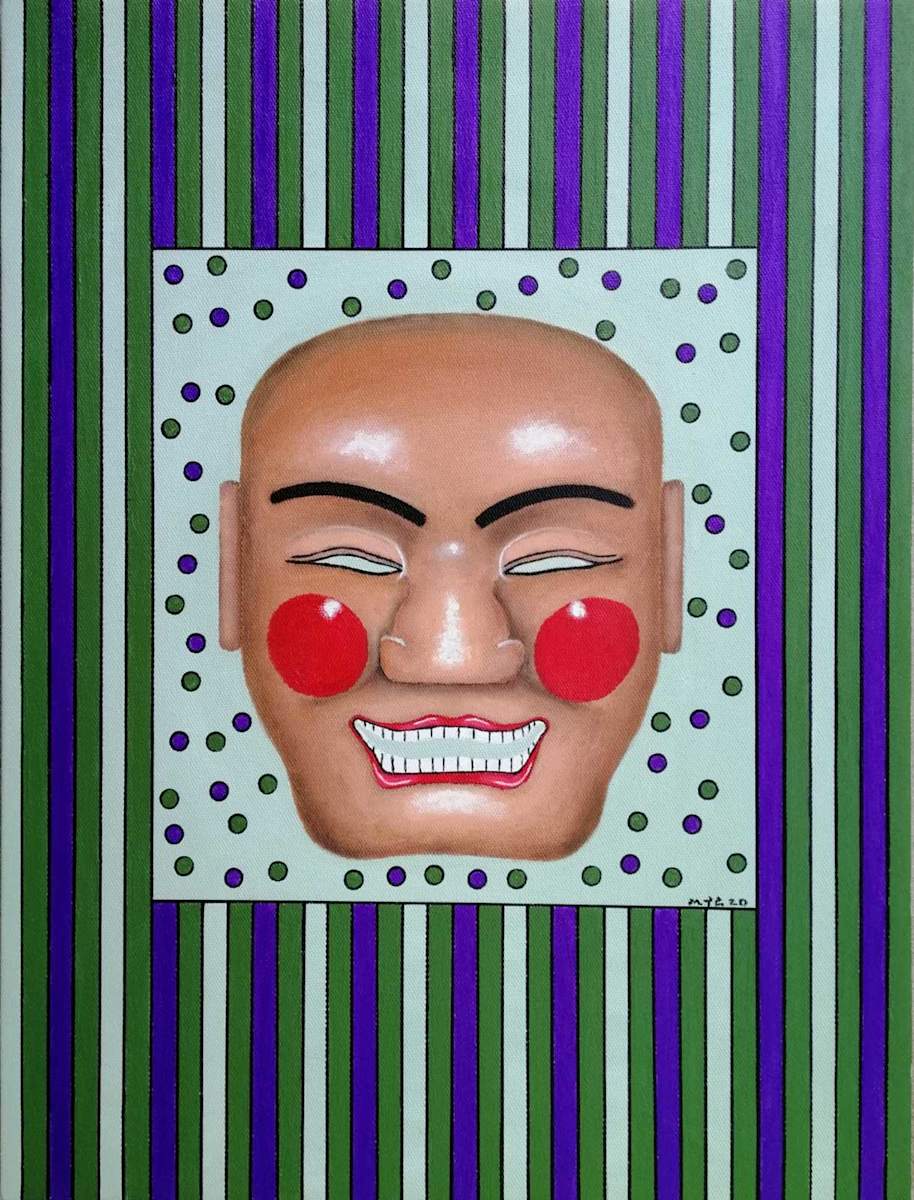 The Chinese Traditional Mask by Min Thar Gyi 