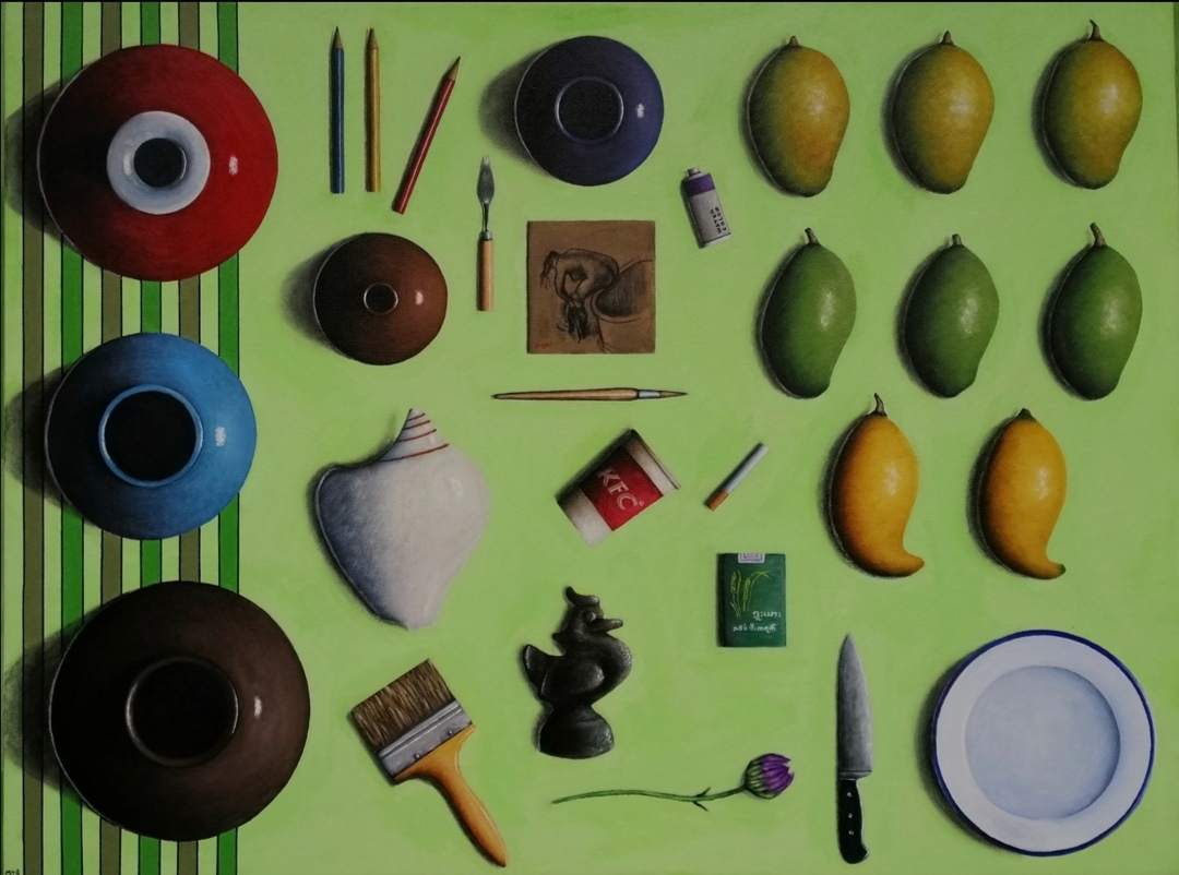 The Day  of An Artist by Min Thar Gyi 