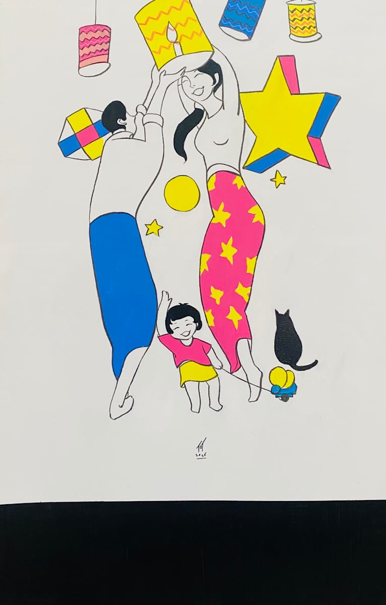 မီးထွန်းပွဲ by Totty Swe, Image 1.