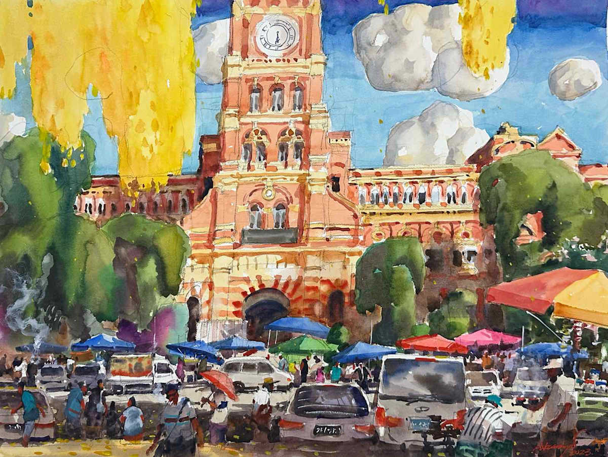 Amusing Yellows by ARKAR MYO 