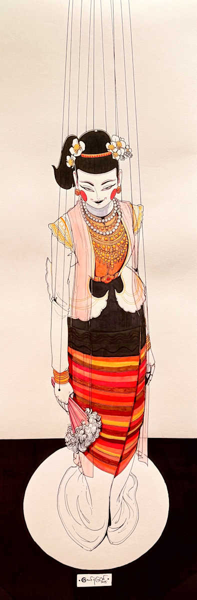 Marionette princess by Aung Ye Myat 