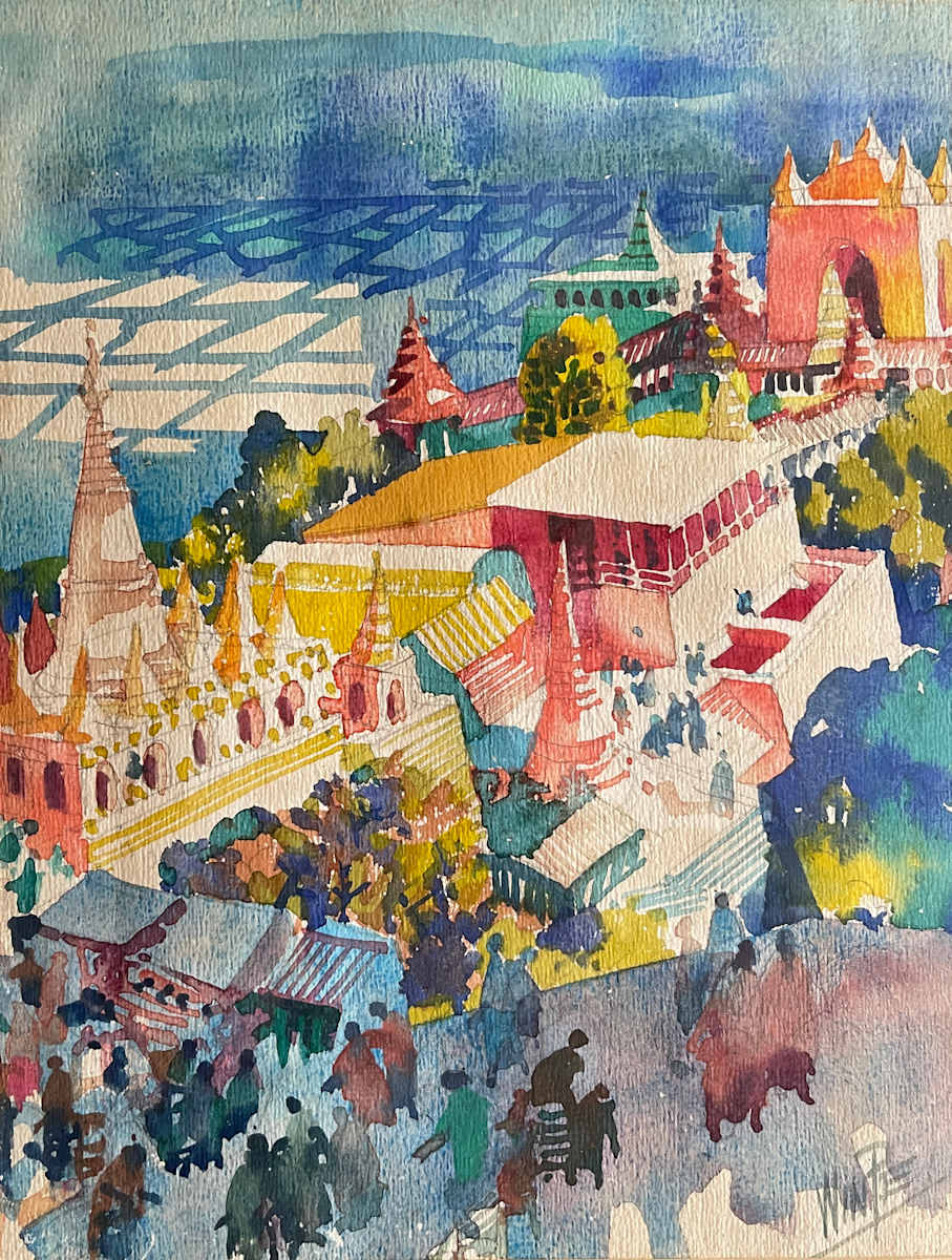 Mandalay Hill by Win Pe 