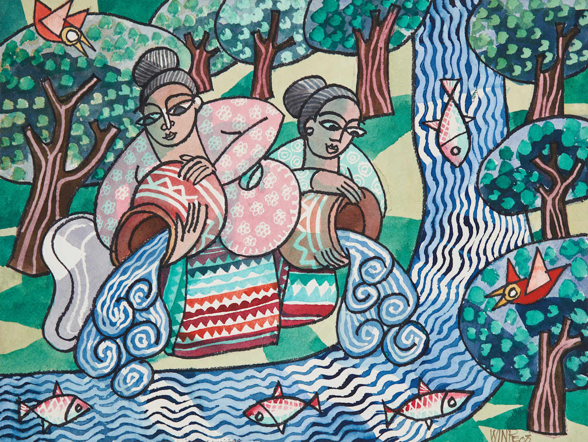 Aquarius Ladies by Win Pe, Image 1.