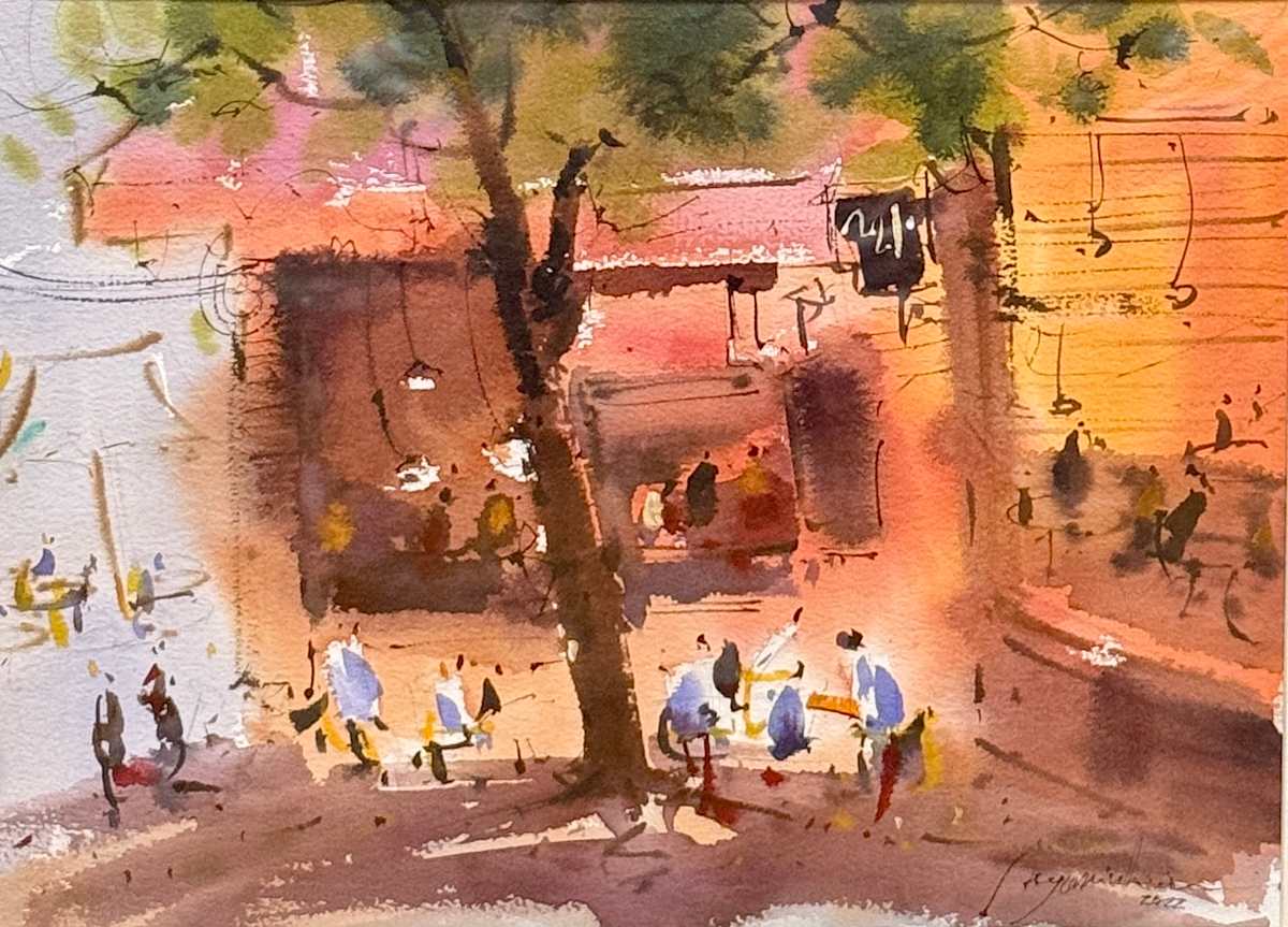 Red Cafe (2022) by Myo Min Thein 
