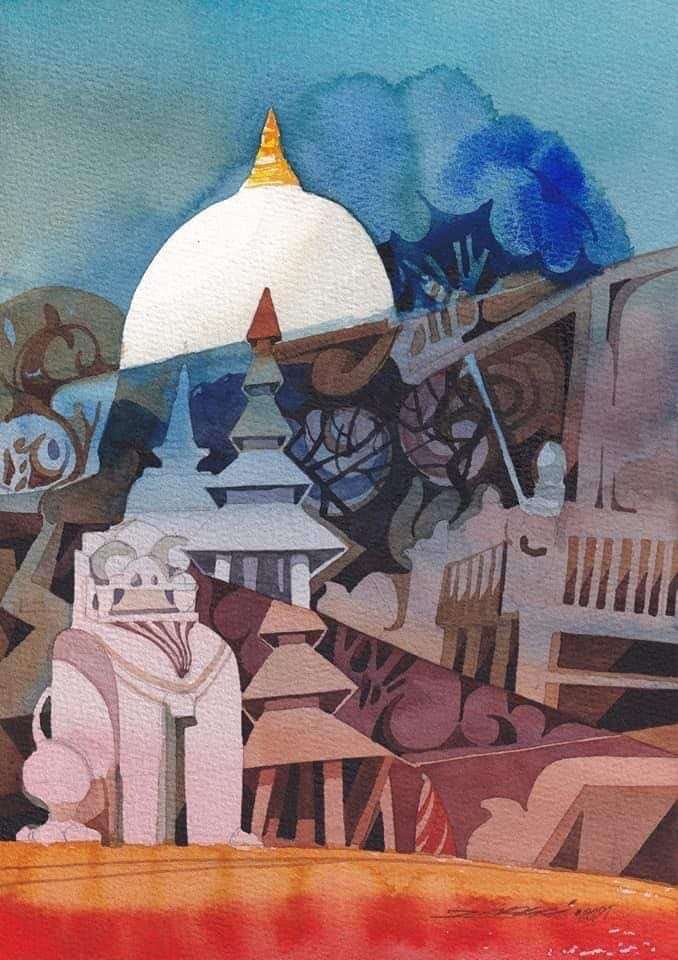 Towards Pagoda (2021) by Zarni, Image 1.