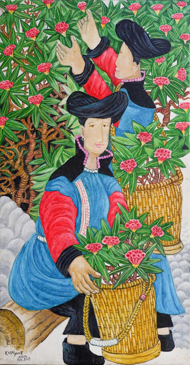 PickingFlowers by K.M. Nyunt (Mogok) 