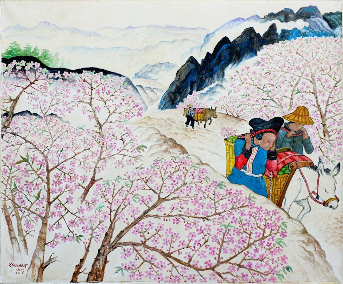 Traders by K.M. Nyunt (Mogok) 