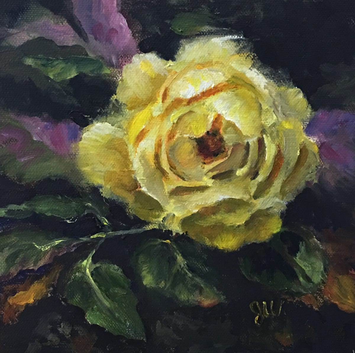 Yellow Rose By Night by Julia Watson, Image 1.