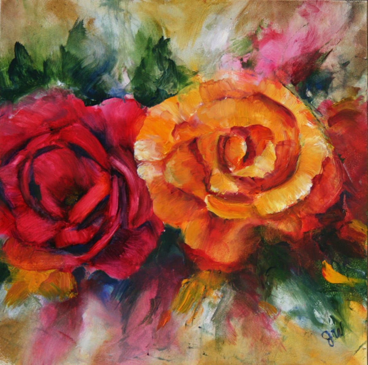 Scarlet and Gold #1 by Julia Watson, Image 1.