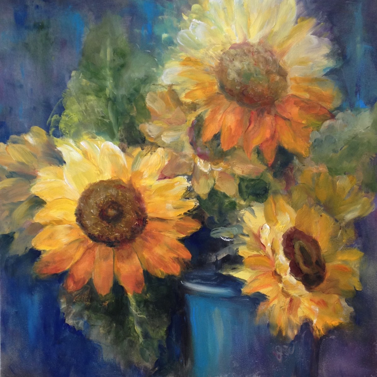 Sunflowers #1 by Julia Watson 