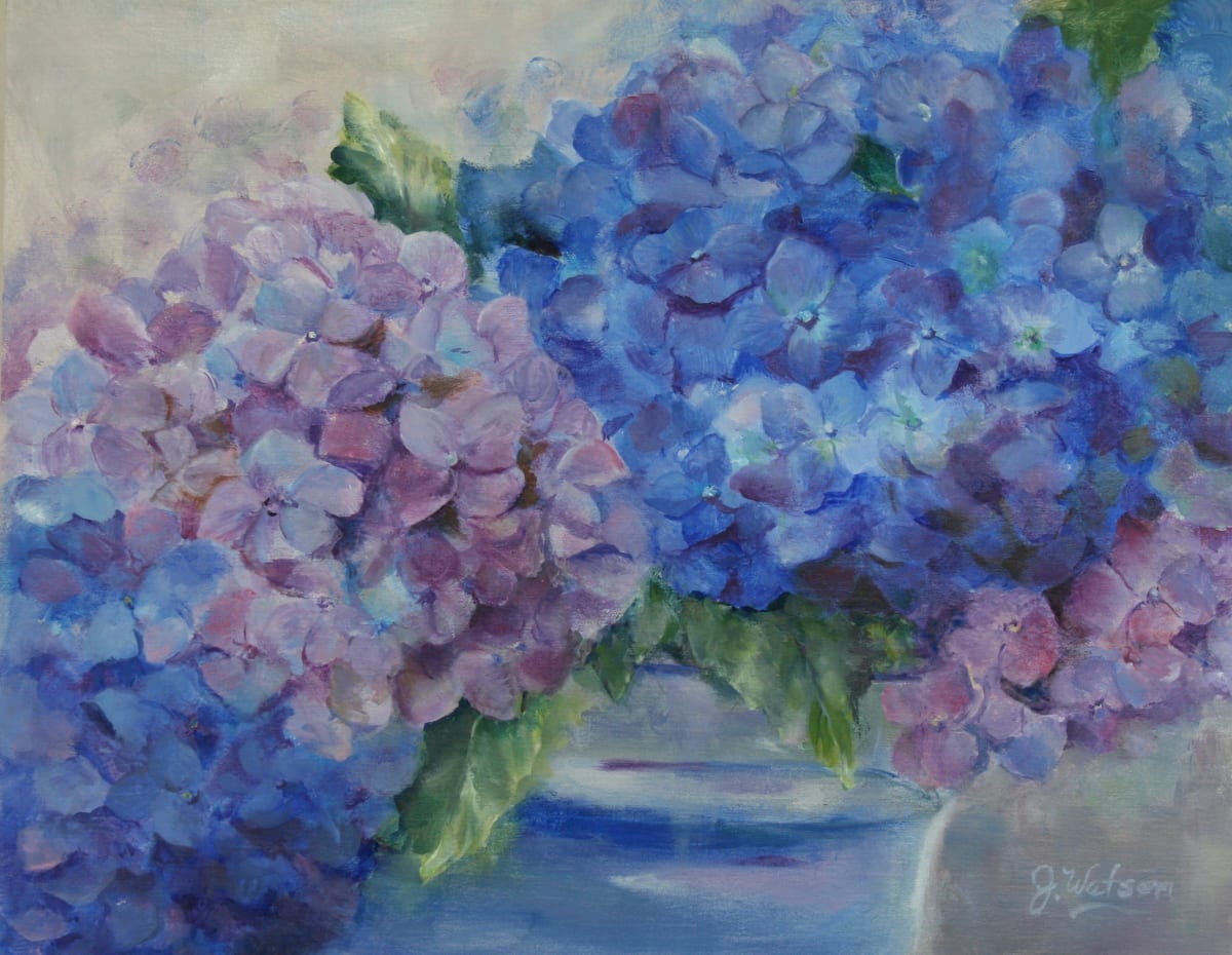 Big Blues (hydrangeas) by Julia Watson, Image 1.