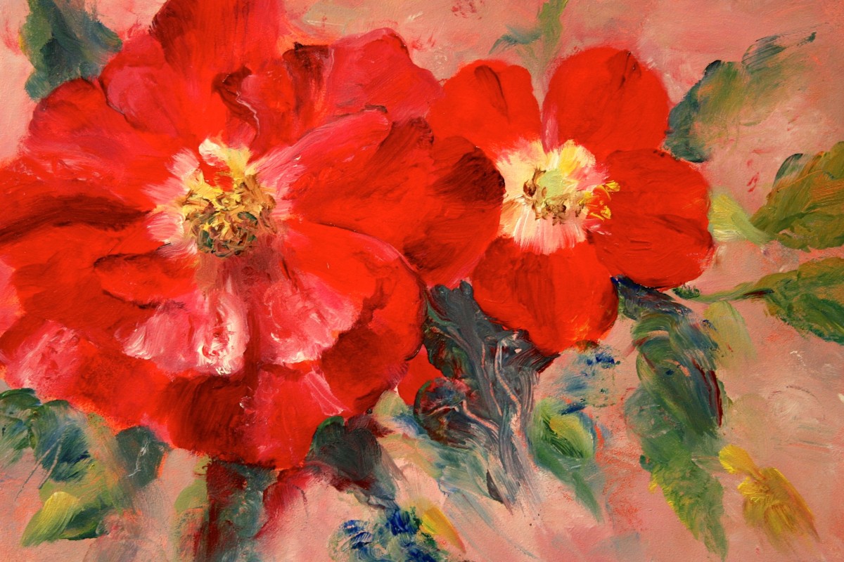 Fourth of July Roses by Julia Watson 