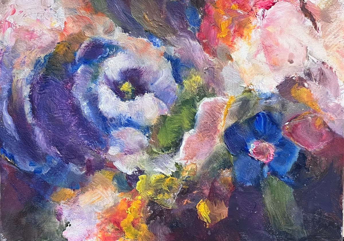 Rose Abstraction #4 (Notan pair) by Julia Watson, Image 1.