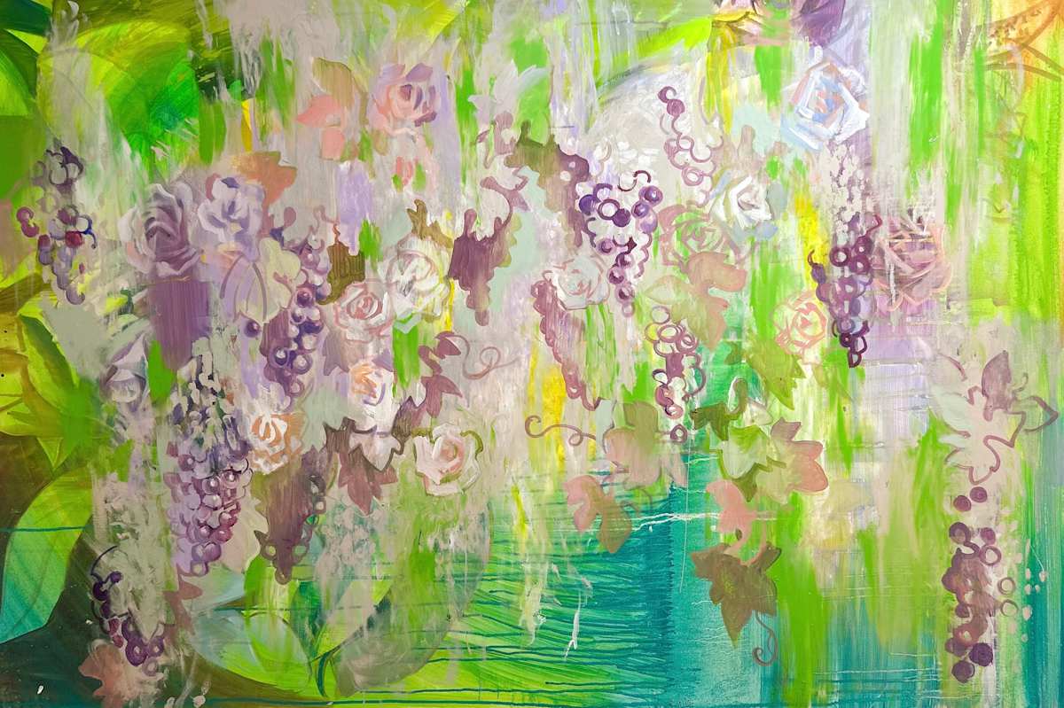 Roses and Grape by Sasha Suvorova, Image 1.