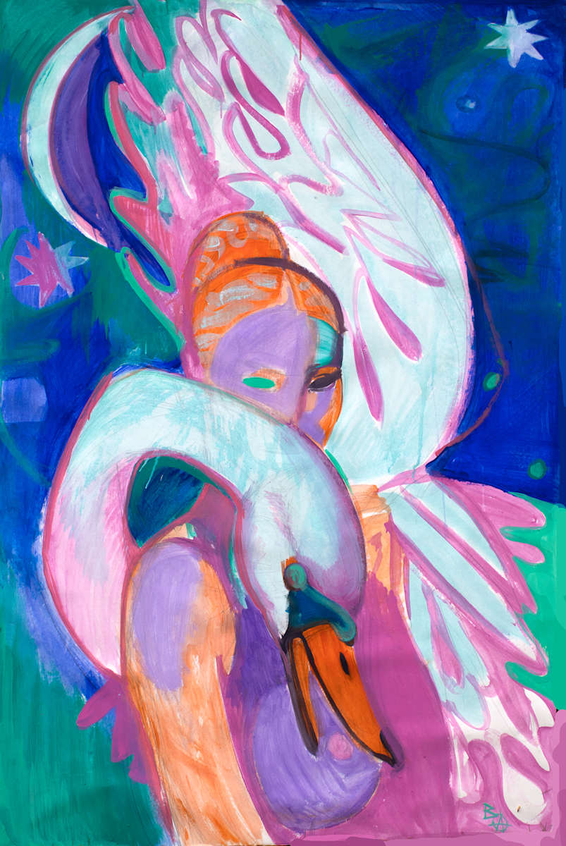 Leda and Swan by Sasha Suvorova, Image 1.