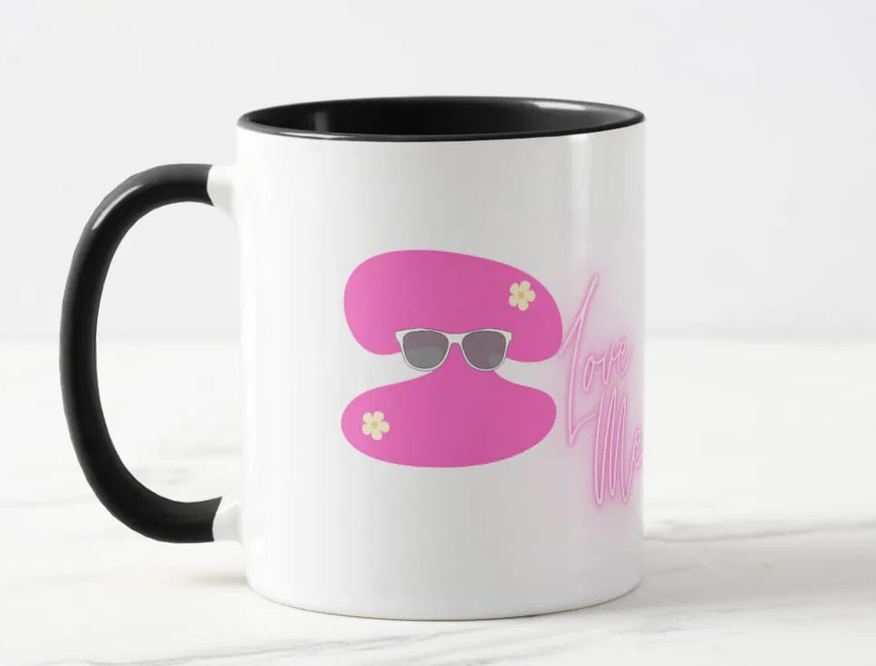 "I" by Kriyas Collection (Pink & Blue) by Kriyas Collection, Image 5.